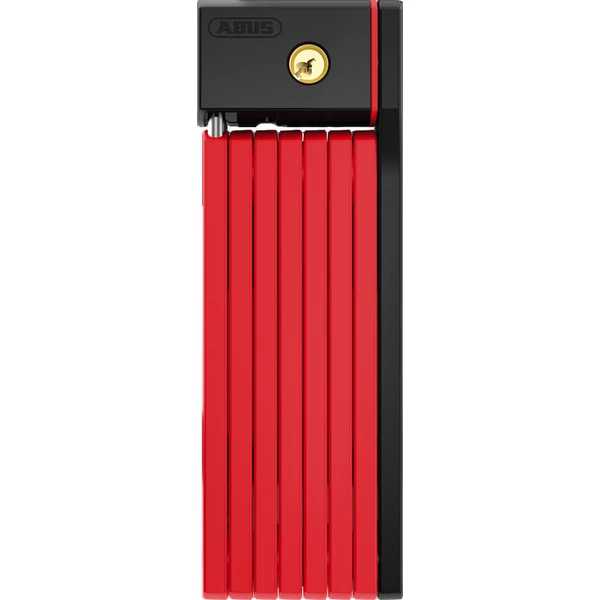 Abus Bordo uGrip 5700/100, összehajtható kerékpár lakat SH tartóval, piros, 100cm
