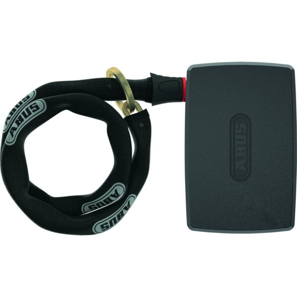 Abus Alarmbox 2.0 riasztódoboz kerékpárhoz, ACH 6KS/100 adapter lánccal, fekete