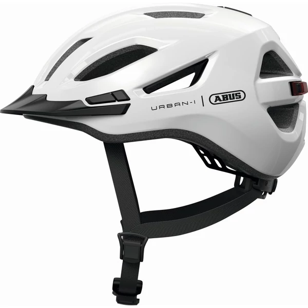 ABUS kerékpáros városi sisak Urban-I 4.0, In-Mold, shiny white, L (57-61 cm)