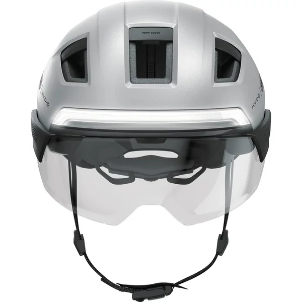 ABUS kerékpáros városi sisak HYP-E BL.ACE, In-Mold, csillogó ezüst L (57-61 cm)