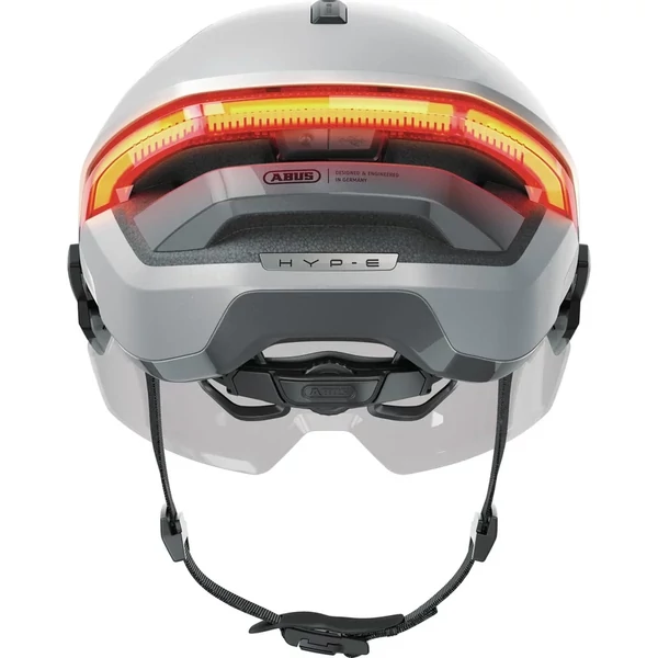 ABUS kerékpáros városi sisak HYP-E BL.ACE, In-Mold, csillogó ezüst L (57-61 cm)
