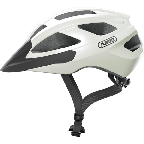 Abus kerékpáros sport sisak Macator In-Mold fehér S 51-55cm