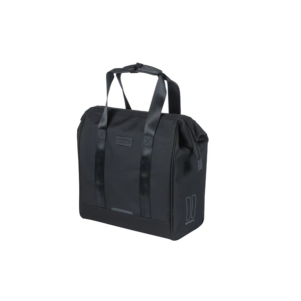 Basil egyoldalas táska Grand Bicycle Shopper, Hook On, fekete