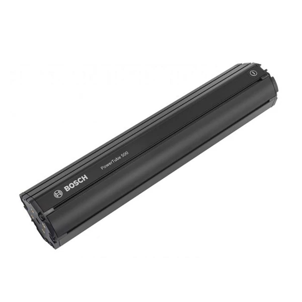 Bosch PowerTube 500 elektromos kerékpár vázba rejtett akkumulátor, horizontális verzió, 500 Wh kapacitással