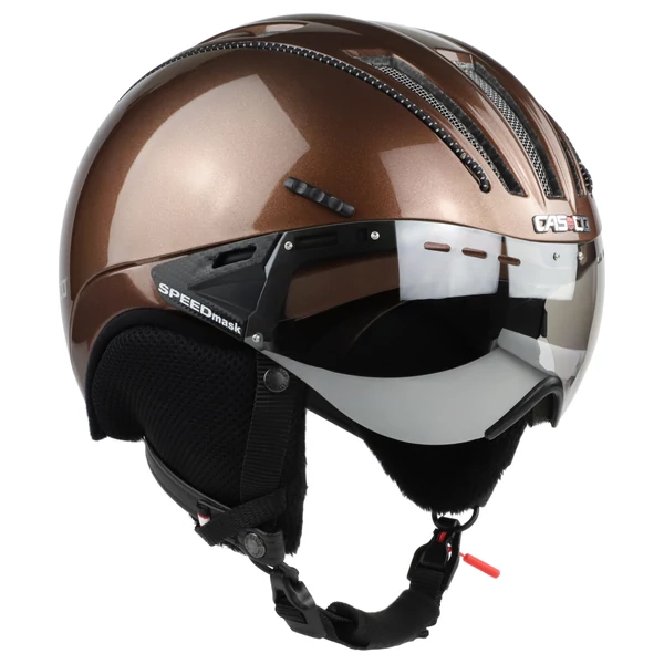 A fülvédő egy Casco Roadster sisakon (a képen látható sisak nem tartozék)