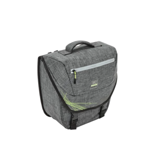 Northwind Classic Single Pannier oldaltáska csomagtartóra (szürke-lime)