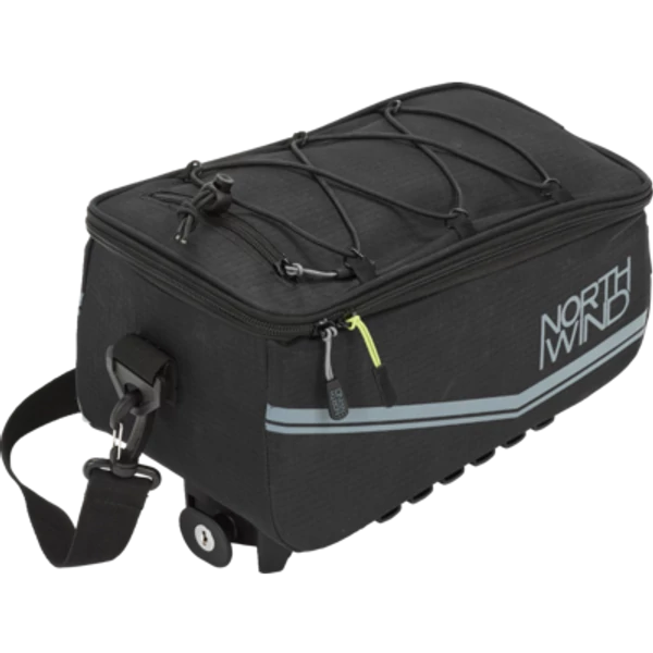 Northwind Pure csomagtartós táska, fekete, MonkeyLoad-T rendszer
