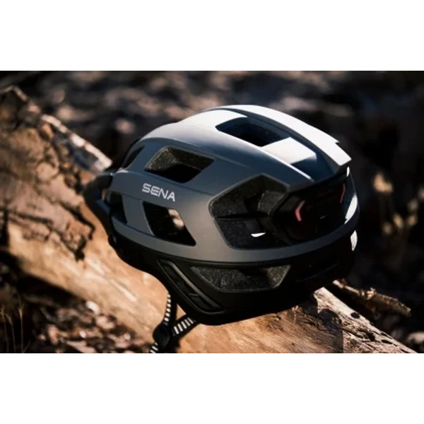 SENA M1 EVO - Mountain Bike kerékpáros sisak beépített MESH kommunikációval - Fekete - L -