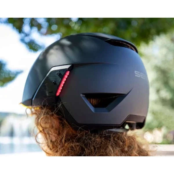 SENA U1 - E-Bike és E-roller bukósisak beépített MESH kommunikációs rendszerrel - Szürke - L -