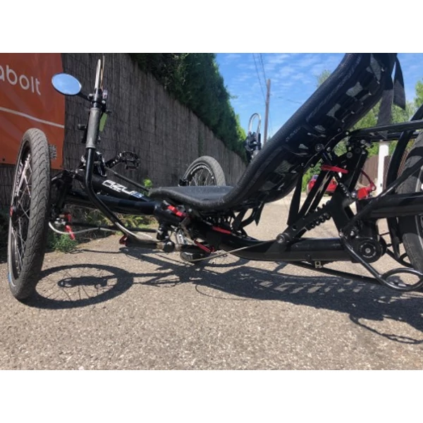 Használt Azub Tricon 26 összecsukható telós tadpole trike Shimano Alivio