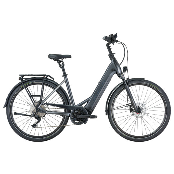 Bulls Tourer Evo 10 FIT elektromos kerékpár komfort vázzal, fekete színben