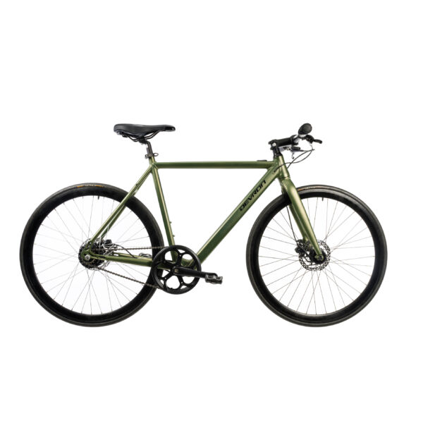 Devron 28165 elektromos kerékpár férfi vázzal zöld színben