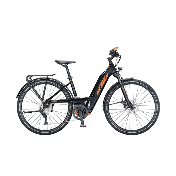 KTM Macina Sport 630 PTS elektromos kerékpár fekete színben
