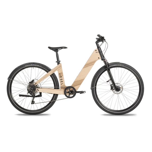 My Esel E-Elegance Pure elektromos kerékpár fa vázzal