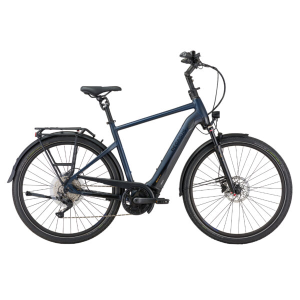 Pegasus Premio Evo 10 Lite Comfort elektromos kerékpár férfi vázzal, kék színben