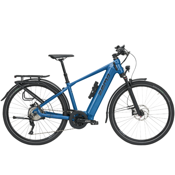 Zemo ZE 10 elektromos kerékpár férfi vázzal, kék színben