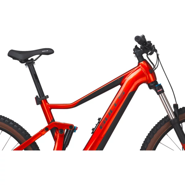 BULLS Copperhead Evo AM 1 750 elektromos kerékpár piros színben