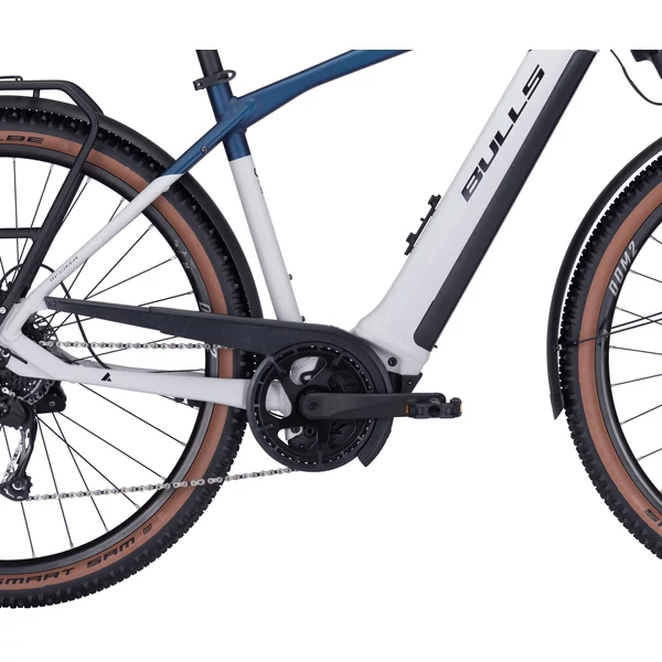 BULLS Cross Evo 750 elektromos kerékpár (750Wh, kék-fehér szín)