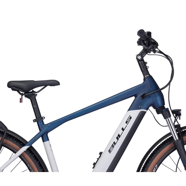 BULLS Cross Evo 750 elektromos kerékpár (750Wh, kék-fehér szín)