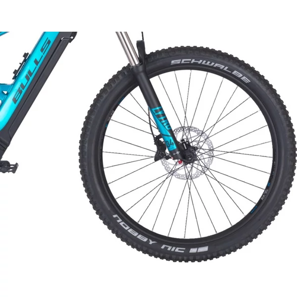 BULLS E-Stream Evo TR 1 fully elektromos mountain bike kerékpár fekete-kék színben