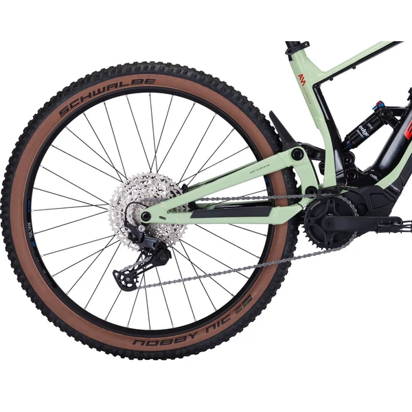 BULLS E-Stream Evo AM 2 elektromos mountain bike kerékpár pisztácia színben