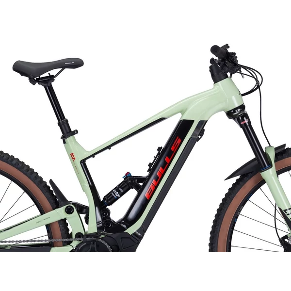 BULLS E-Stream Evo AM 2 elektromos mountain bike kerékpár pisztácia színben