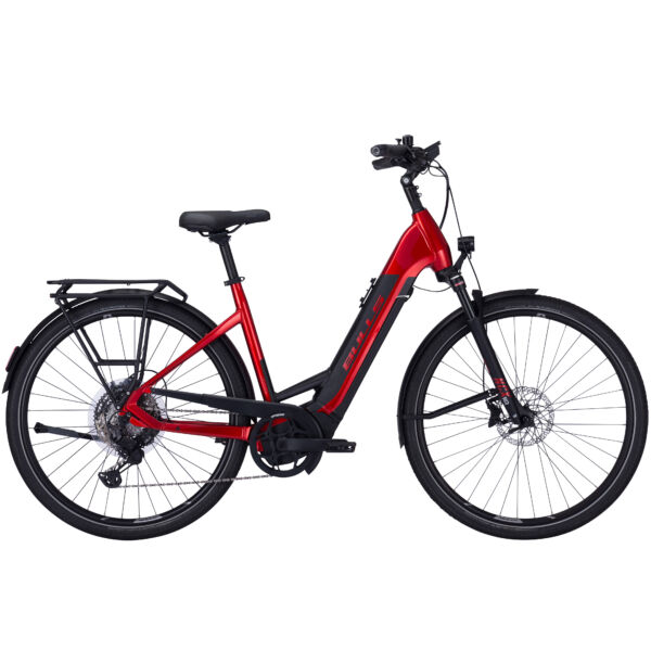 Bulls Lacuba Evo Lite 11 elektromos kerékpár piros színben komfort vázzal