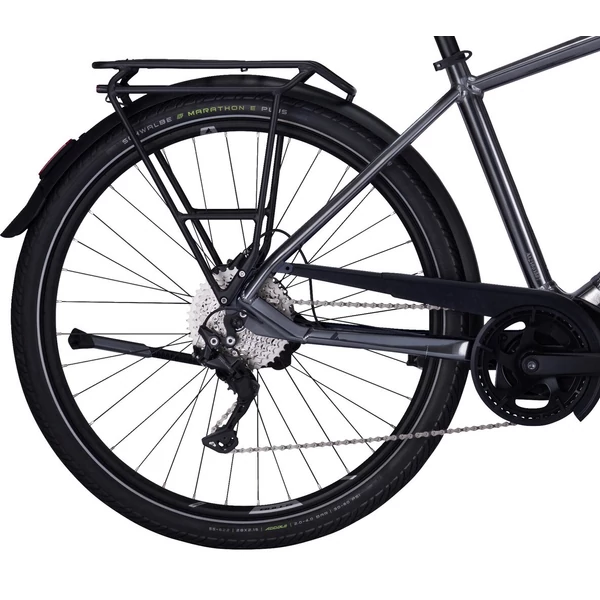 BULLS Tourer Evo 10 elektromos kerékpár férfi vázzal króm fekete színben