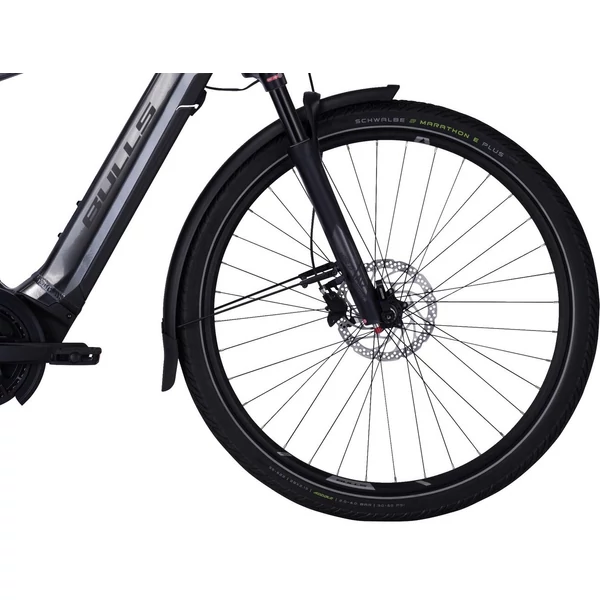 BULLS Tourer Evo 10 elektromos kerékpár férfi vázzal króm fekete színben