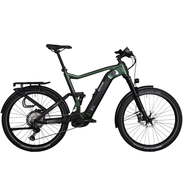 Kettler Quadriga DUO CX12 FS SUV elektromos kerékpár vegyes használatra, zöld színben