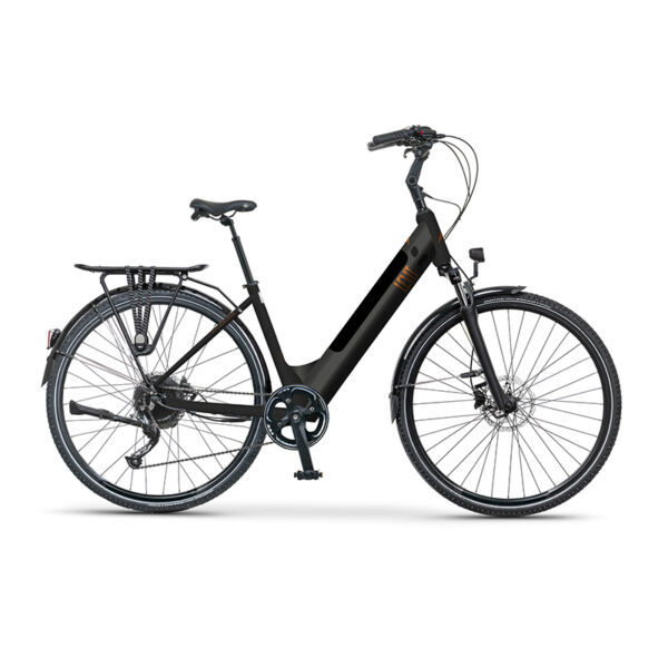 LEVIT Calvia HD 26 elektromos kerékpár komfort vázzal, fekete színben