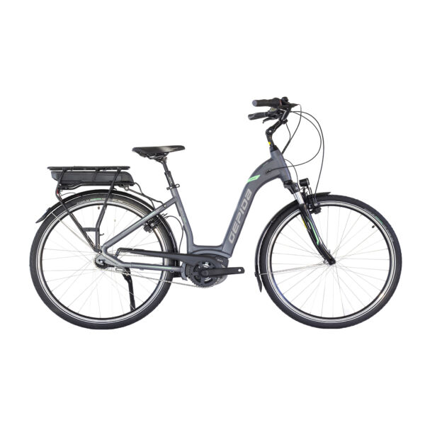 Gepida Reptila 1000 28' W 7S RT elektromos kerékpár unisex, komfort vázzal grafit színben