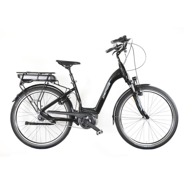 Gepida Reptila 900 28' W 7S RT elektromos kerékpár unisex, komfort vázzal fekete színben