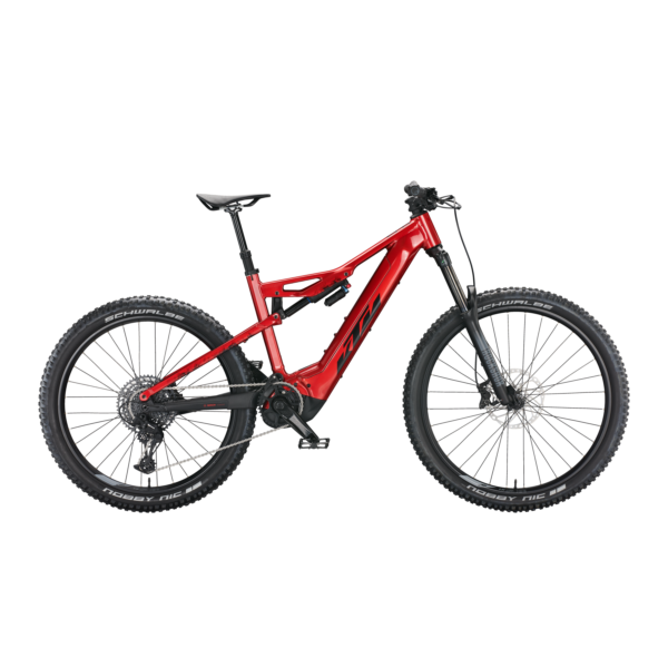 KTM Macina Kapoho 7973 elektromos mountain bike kerékpár piros színben
