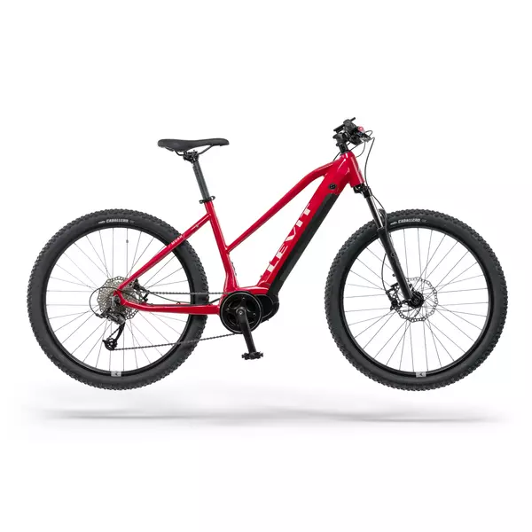 LEVIT Muan MX 3 468 elektromos mountain bike kerékpár piros színben, trapéz vázzal