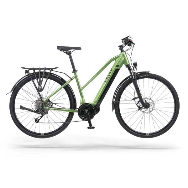 LEVIT Musca MX 468 eletromos túra trekking kerékpár női vázzal fehér színben