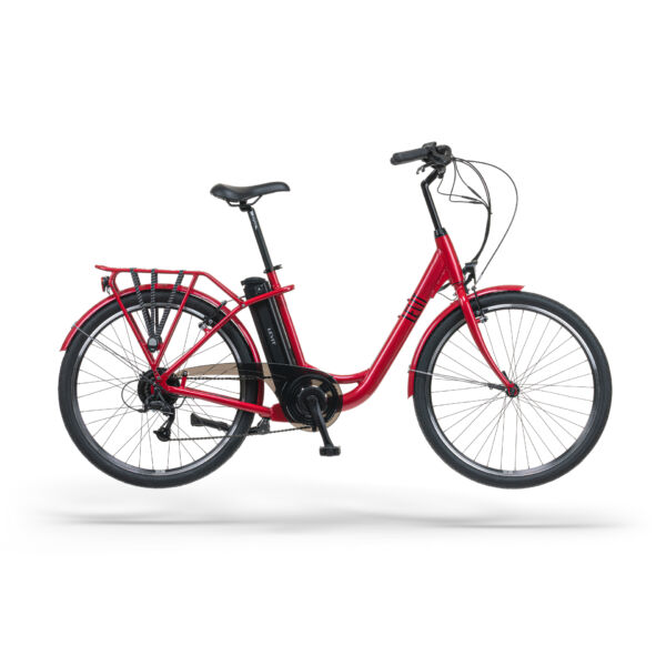 LEVIT Tumbi elektromos kerékpár piros színű vázzal