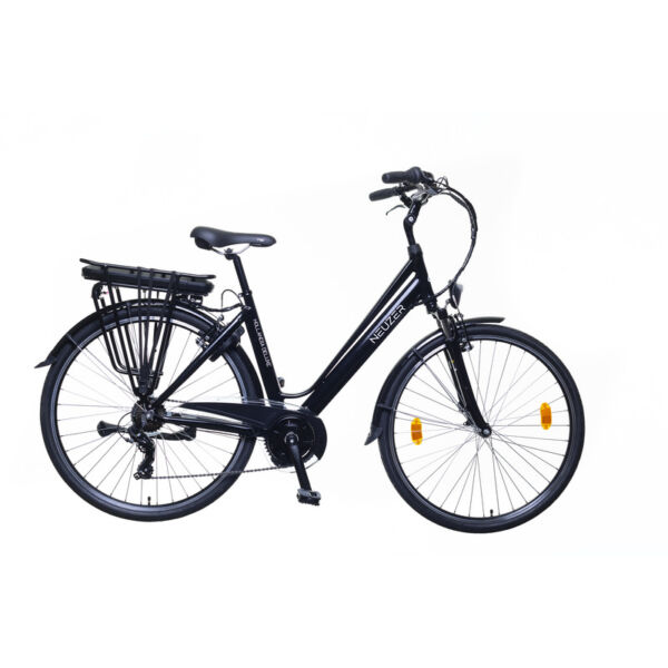NEUZER Hollandia Delux elektromos kerékpár (468Wh, fekete szín)