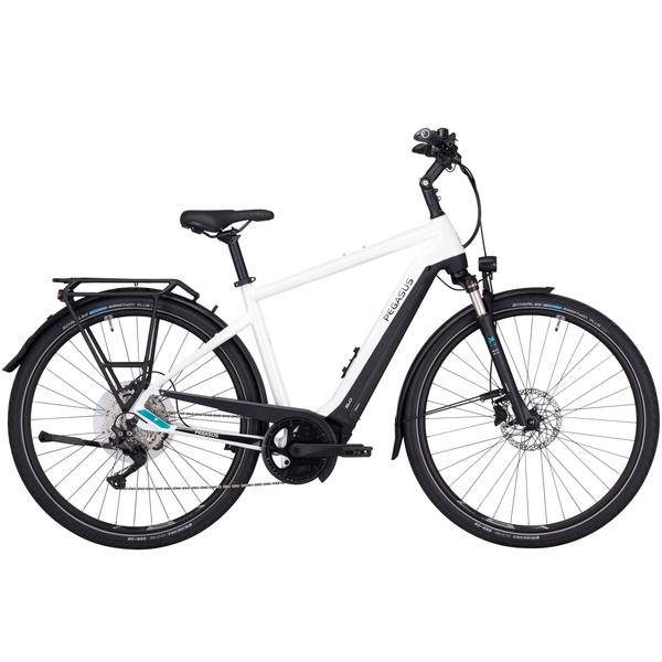 Pegasus Premio Evo 10 Lite 750 elektromos kerékpár férfi vázzal fehér színben