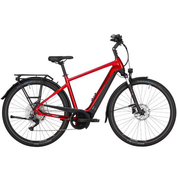 Pegasus Premio Evo 10 Lite 750 elektromos kerékpár férfi vázzal piros színben