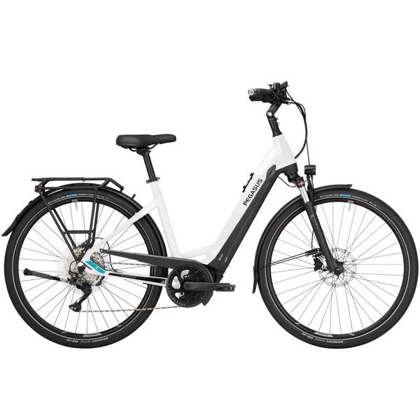 Pegasus Premio Evo 10 Lite elektromos kerékpár unisex, komfort vázzal piros színben