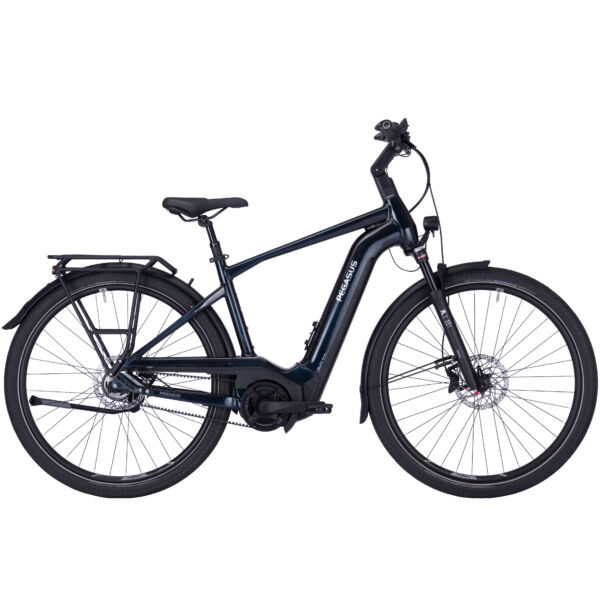 Pegasus Premio Evo 5F Lite 750 elektromos kerékpár férfi vázzal fekete színben