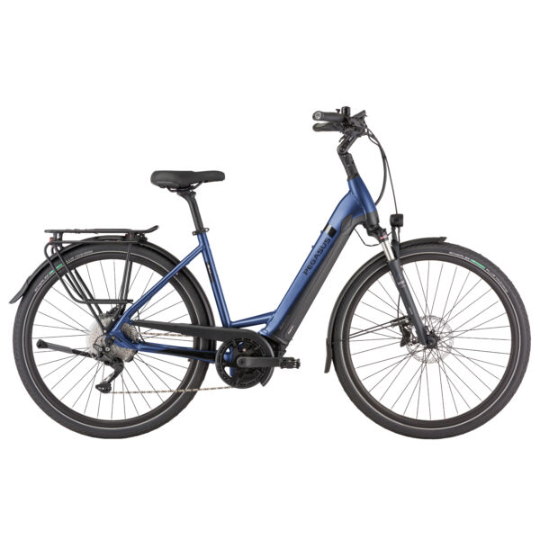 Pegasus Strong Evo 10 Lite elektromos kerékpár unsiex vázzal, extra teherbírású, kék színben