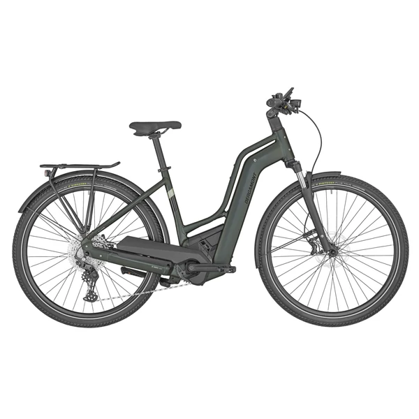 Bergamont E-Horizon Expert 6 Amsterdam elektromos kerékpár unisex vázzal (625Wh, matt grenish)