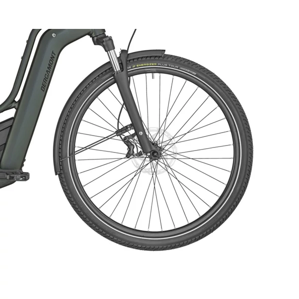 Bergamont E-Horizon Expert 6 Amsterdam elektromos kerékpár unisex vázzal (625Wh, matt grenish)