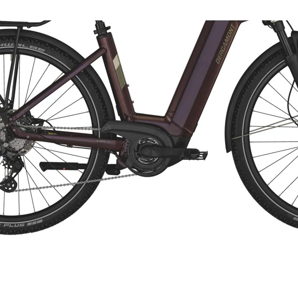 BERGAMONT E-Horizon SUV 6 elektromos kerékpár komfort vázzal (625Wh, shiny aubergine red)