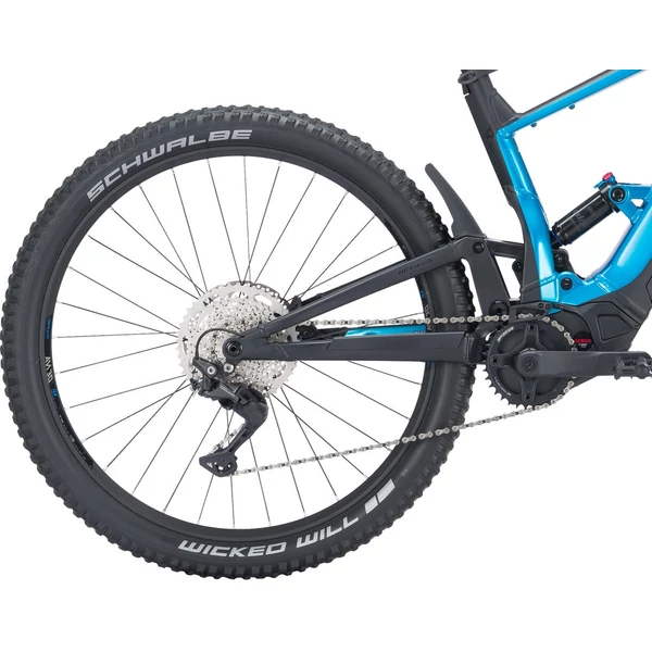 BULLS E-Stream Evo TR1 fully elektromos mountain bike kerékpár fekete-kék színben