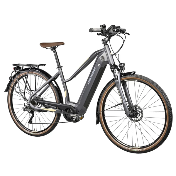GEPIDA Alboin Curve TR XT 10 elektromos kerékpár (625Wh, matt grafit)