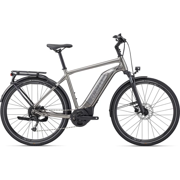 Giant Explore E+ 3 GTS elektromos kerékpár férfi vázzal space grey (ezüst) színben
