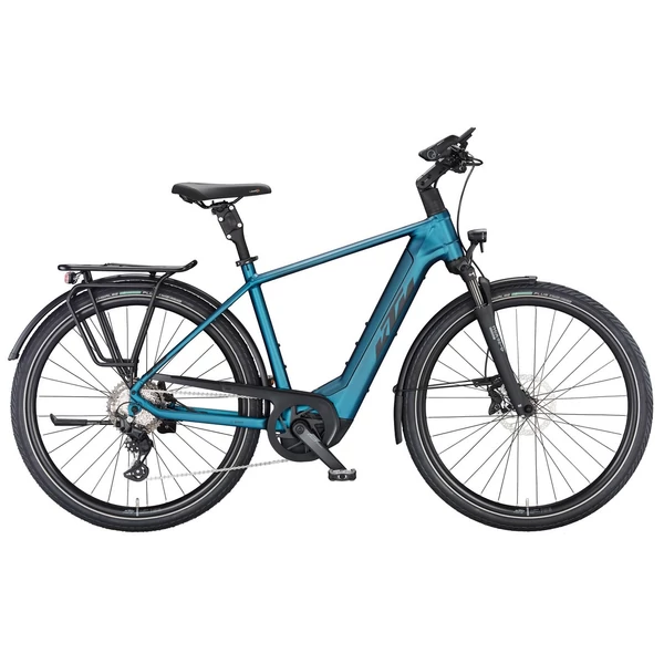 KTM Macina Style 730 férfi vázas elektromos túra kerékpár kék színben